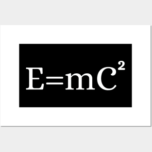 Einstein E=mC2 Posters and Art